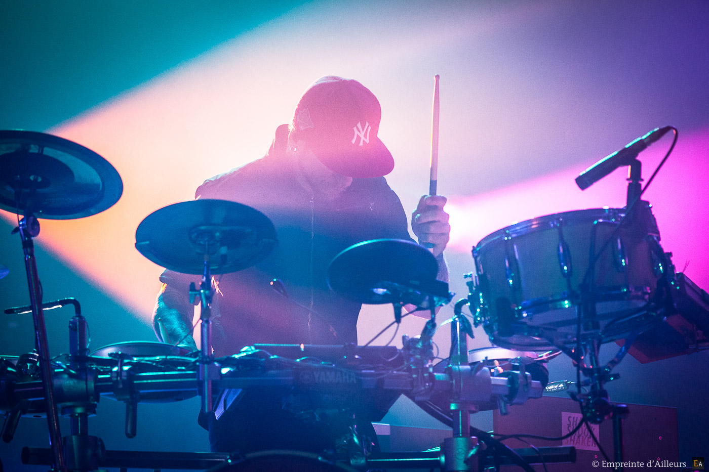 Zildjian Pierre Belleville batteur en concert