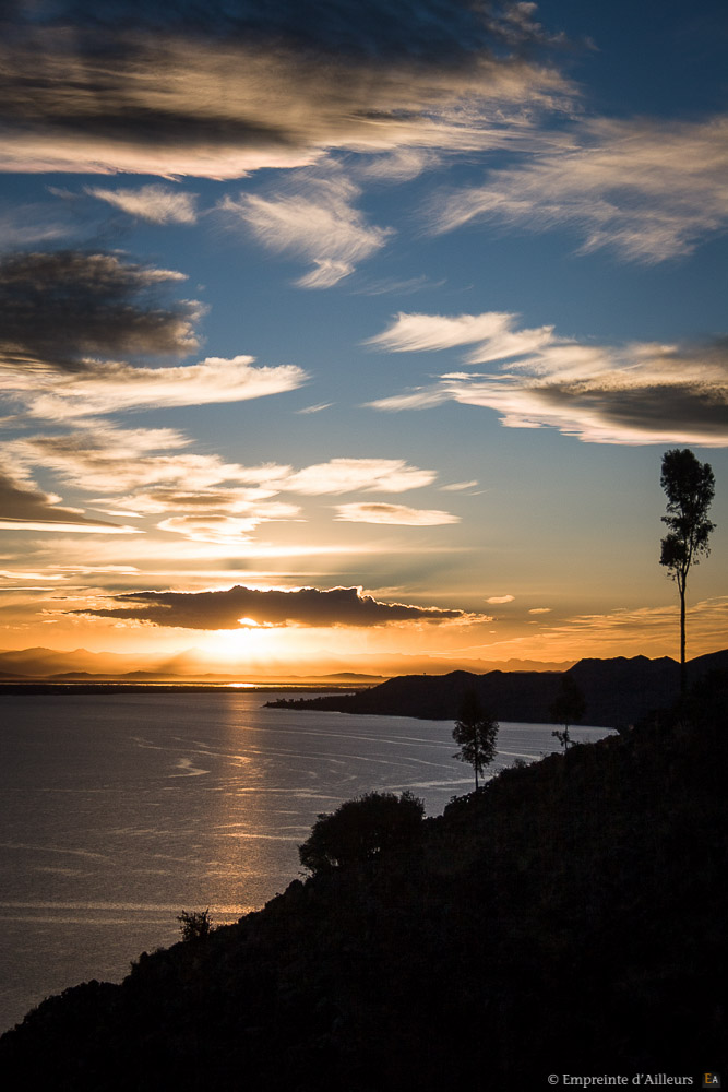 Couché de soleil sur Isla Taquile