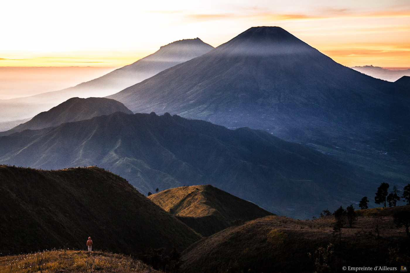 Rêverie sur le plateau de Dieng