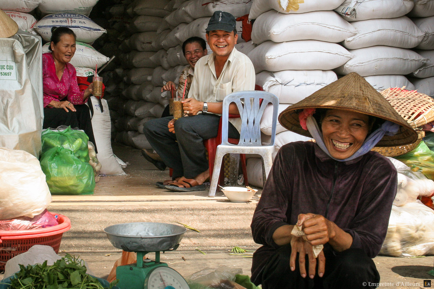 Ambiance de marché, Saigon