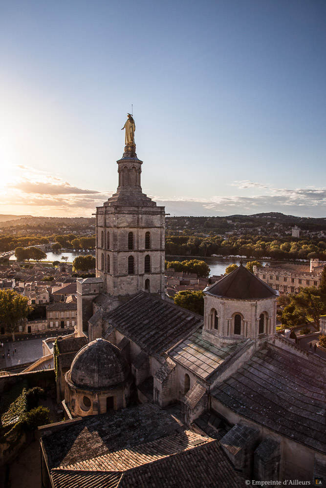 La cathédrale vue du ciel