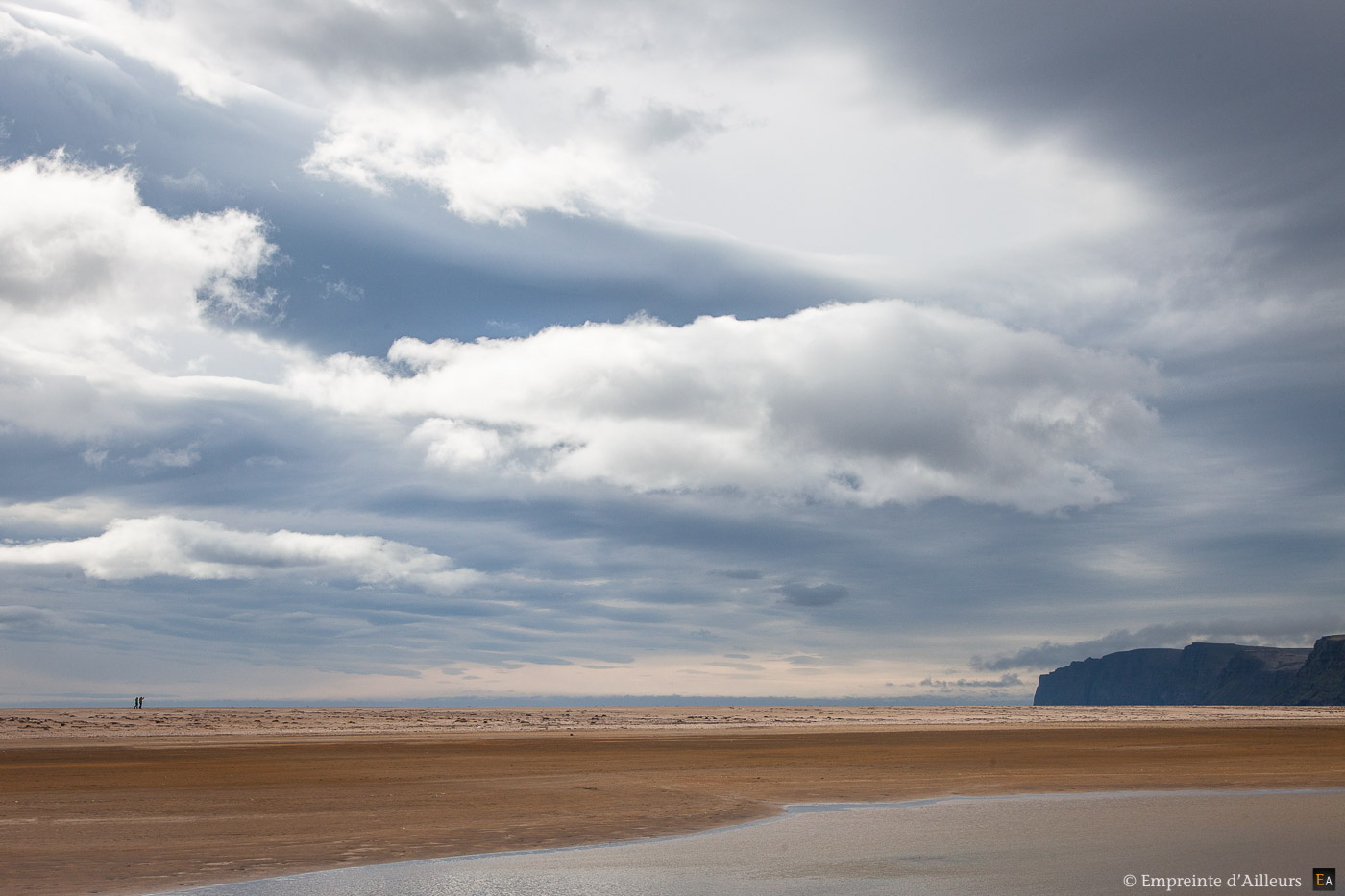 Plage de sable rouge de Rauðisandur