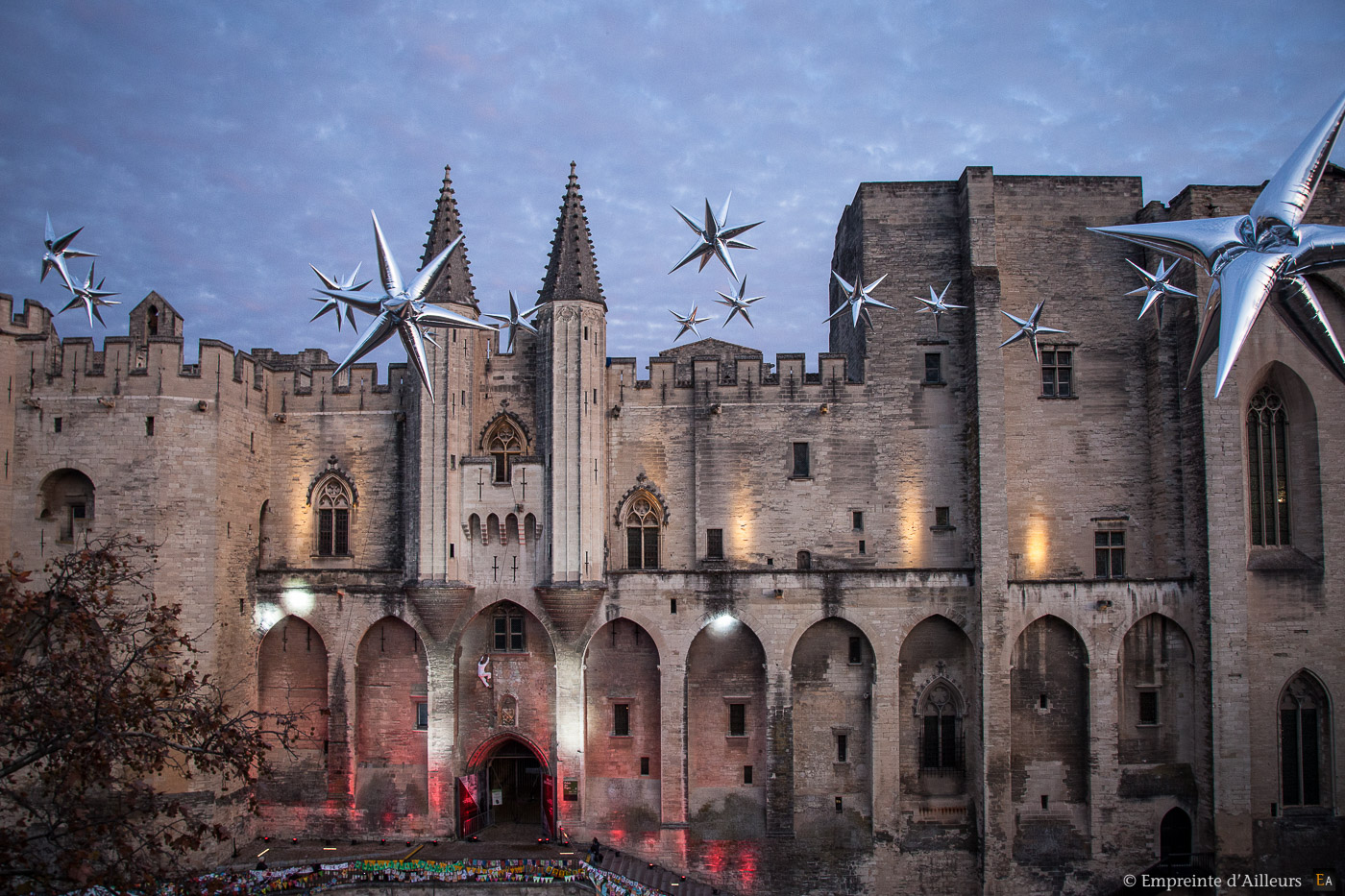 Installation pour le Téléthon Avignon