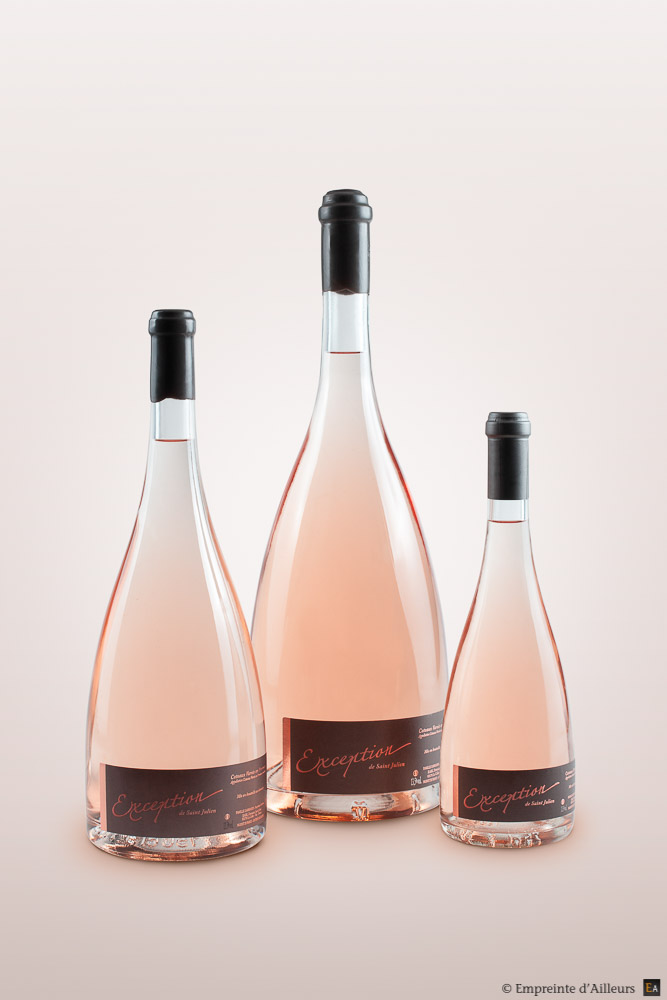 Bouteille de rosé, Magnum et Jéroboam