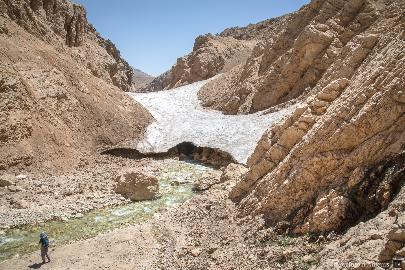 La grotte de glace de Chama