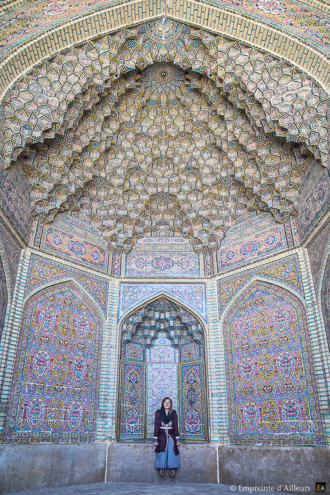 Voute de la Mosquée Rose Nasir al-Mulk