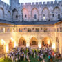 Cocktail cour du Centre de congrès du Palais des Papes d'Avigno